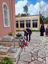 О возложении венков к могиле первого вице-консула Российской империи в Палестине В.Тимофеева