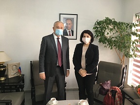 Meeting with Acting Director of Department of External Relations of UNRWA Ms. Tamara Alrifai 